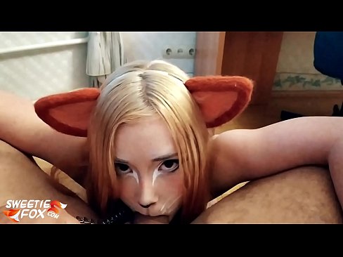 ❤️ Kitsune gleypa pikk og ásamt í munninum ❤️❌ Frábært klám hjá okkur ☑
